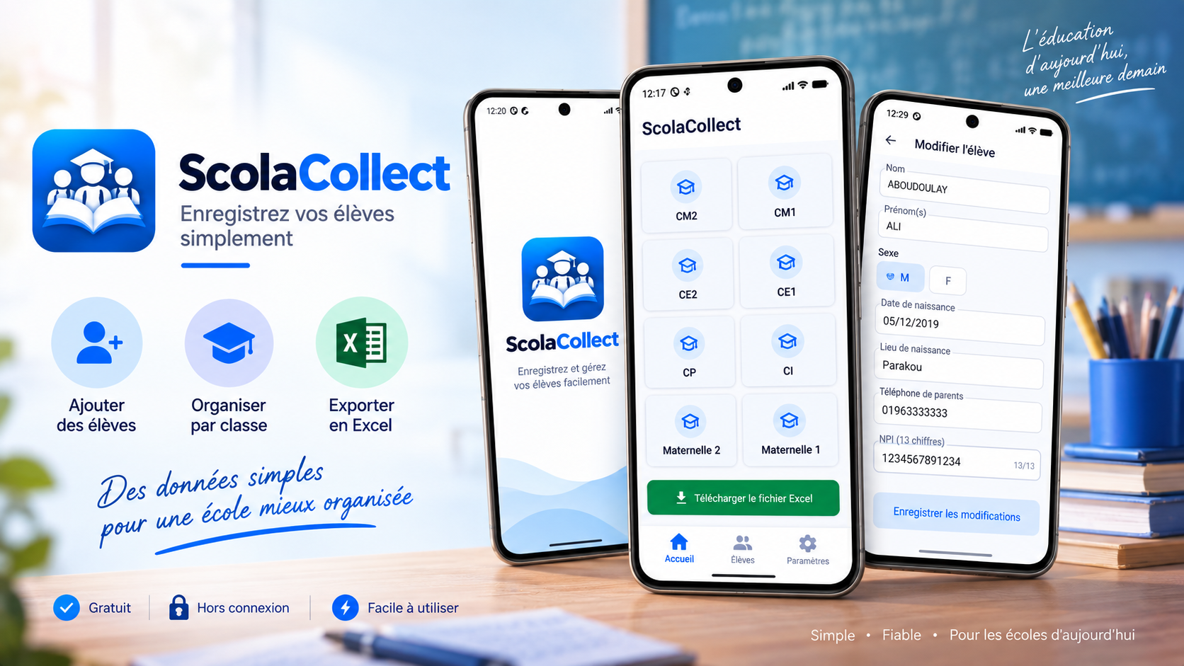ScolaCollect – Module de collecte d’EducMaster